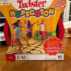 Twister Hopscotch Game for Kids - Red and Multicolor